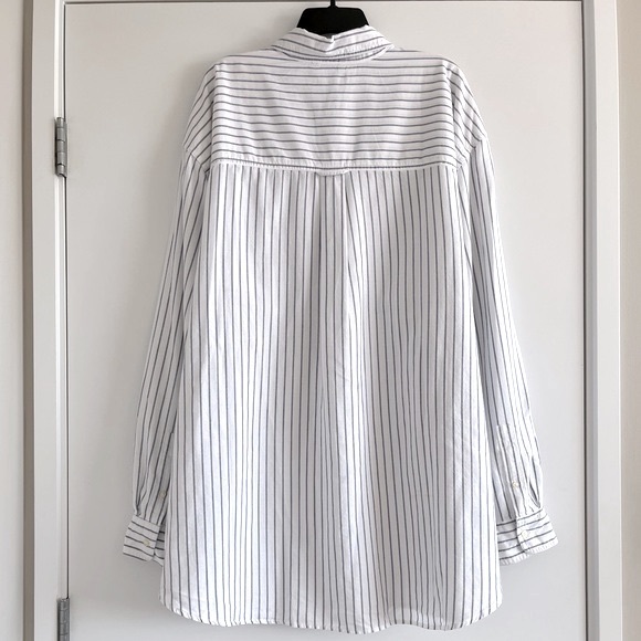 Chaps big & tall stripe cotton long sleeve shirt 3XB / 3TF - Picture 2 of 12